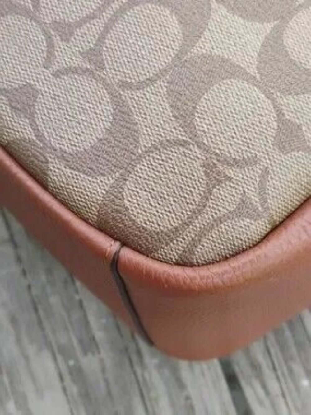 Coach NEW 2pc $705 SET Pennie Shoulder Bag Signature Canvas & NWT $228Wallet - Picture 7 of 10